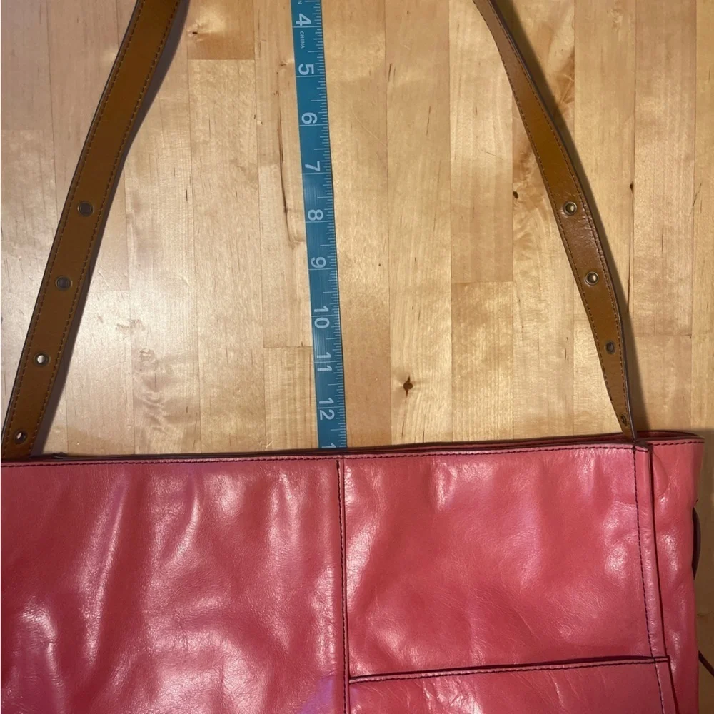Park Tote Leather Handbag, Blossom.